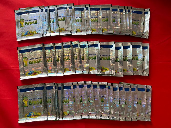 Panini 50 sealed packets Brasile 2014 50 bustine - Brazil 2014 World Cup Pack