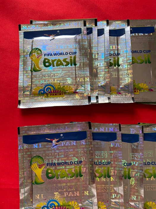 Panini 50 sealed packets Brasile 2014 50 bustine - Brazil 2014 World Cup Pack