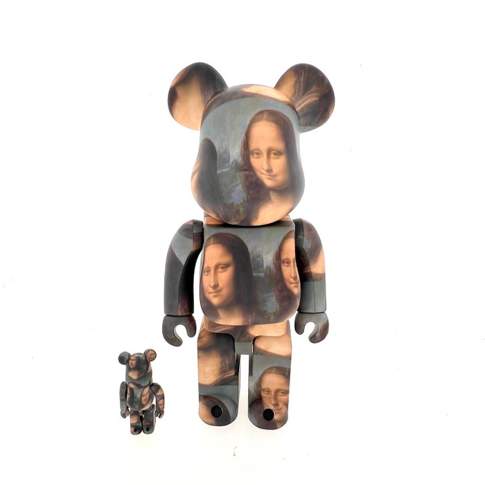 Bearbrick Medicom - BearBrick - Leonardo Da Vinci - Mona Lisa - Louvre - 400/100%