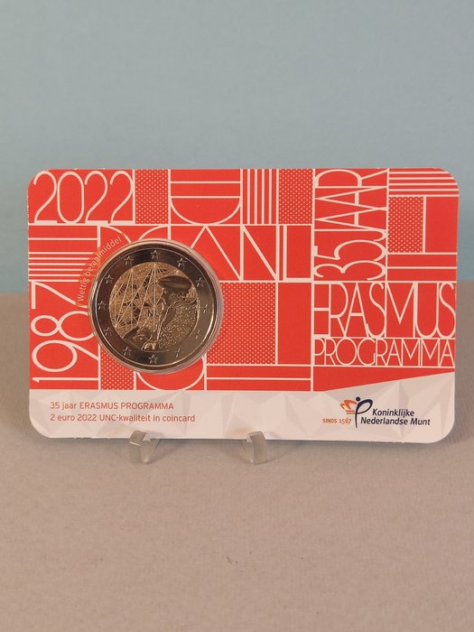 Holland, Malta. 2 Euro 2022 "35° Erasmus Program" (2 monete)  (Ingen mindstepris)