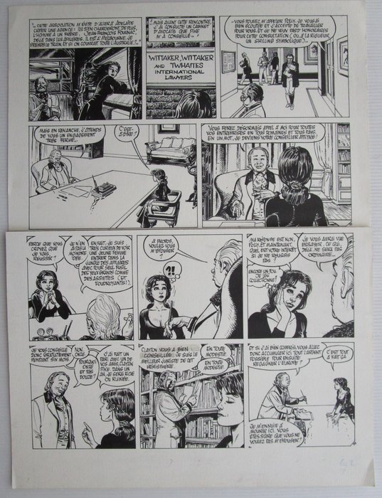 Franz - 1 Original page - Hannah T2 - Le Secret des Mackenna - 1992