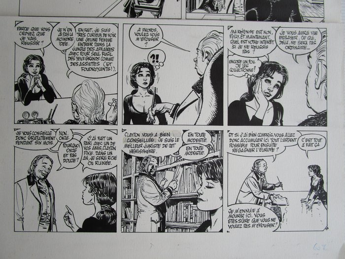 Franz - 1 Original page - Hannah T2 - Le Secret des Mackenna - 1992