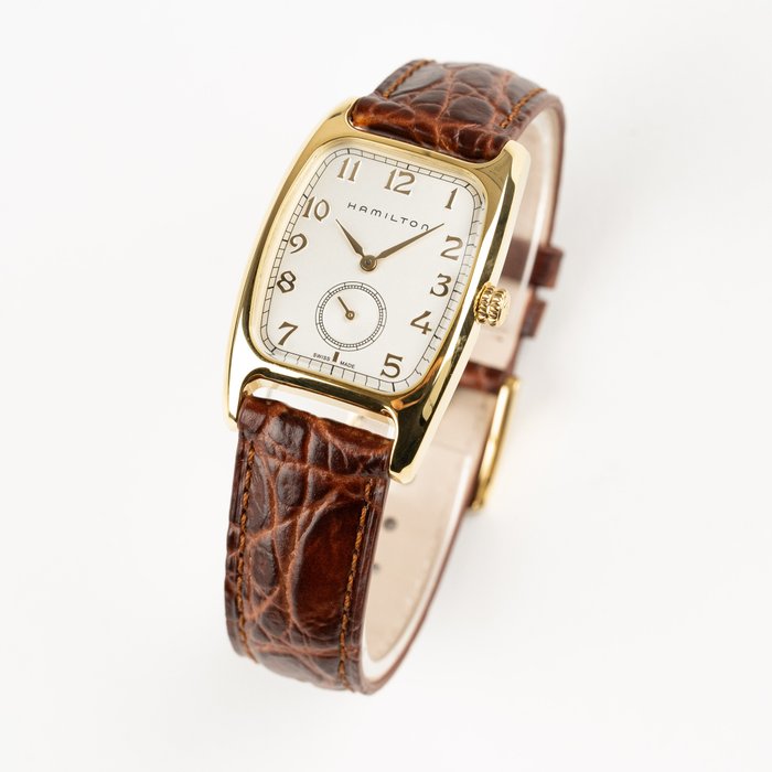 Hamilton - American Classic Boulton Brown "NO RESERVE PRICE" - Ingen mindstepris - H13431553 - Mænd - 2011-nu