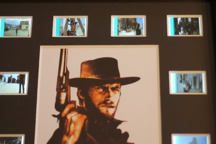 Fistful Of Dollars - Clint Eastwood - limited edition - Film Cell Display 35mm with COA + with translucent frame