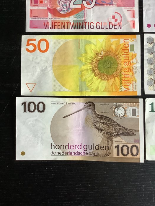 Holland. - 10 banknotes - various dates - including 1000 gulden 1972  (Ingen mindstepris)