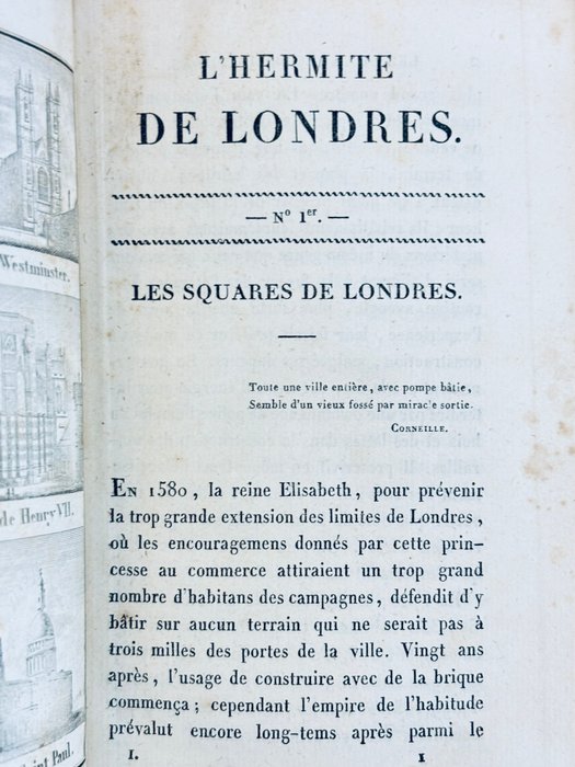 Étienne de Jouy / Desenne / Johannot - L'Hermite de Londres, ou Observations sur les Moeurs et Usages des Anglais au commencement du XIXe - 1821-1822