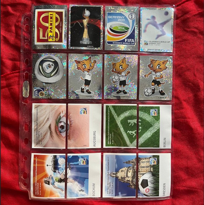 Panini - Women's World Cup Germany 2011 - Rookie edition! - Empty album + complete loose sticker set