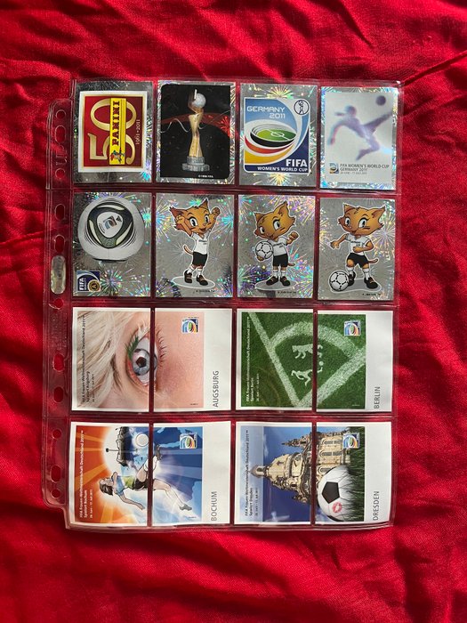 Panini - Women's World Cup Germany 2011 - Rookie edition! - Empty album + complete loose sticker set