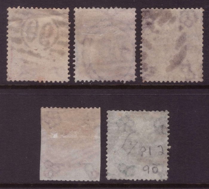 Storbritannien 1858/1864 - sæt - Stanley Gibbons