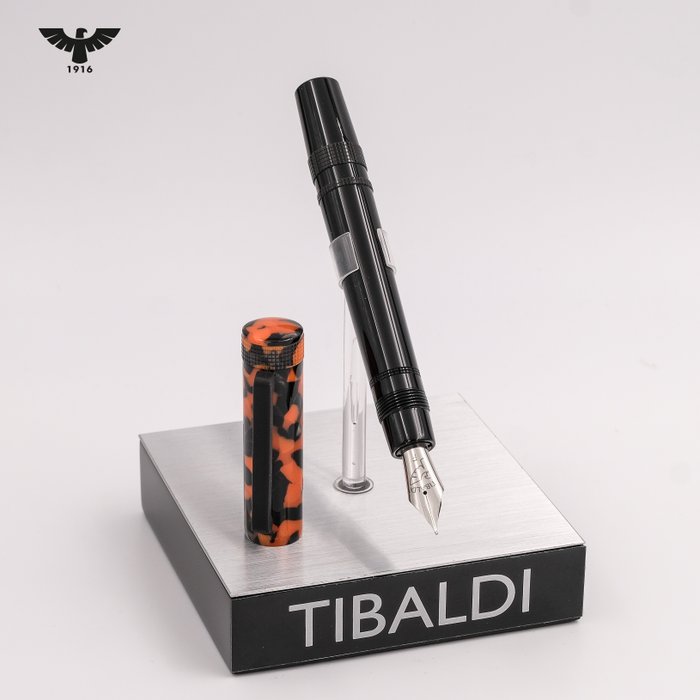 Tibaldi - Perfecta Orange  Black - Fyldepen