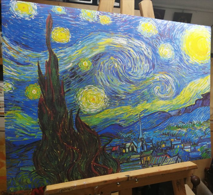 Van Gogh (after) - La Noche Estrellada - Big Size Mural XL