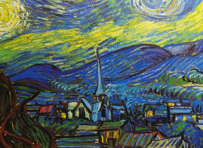 Van Gogh (after) - La Noche Estrellada - Big Size Mural XL