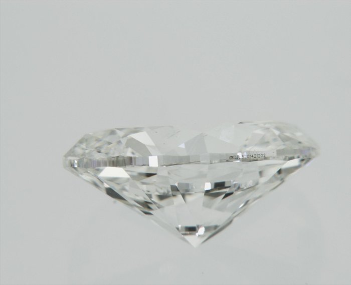 1 pcs Diamant  (Natur)  - 1.00 ct - Oval - H - VVS1 - Gemological Institute of America (GIA) - n125