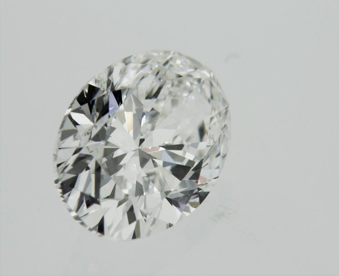 1 pcs Diamant  (Natur)  - 1.00 ct - Oval - H - VVS1 - Gemological Institute of America (GIA) - n125