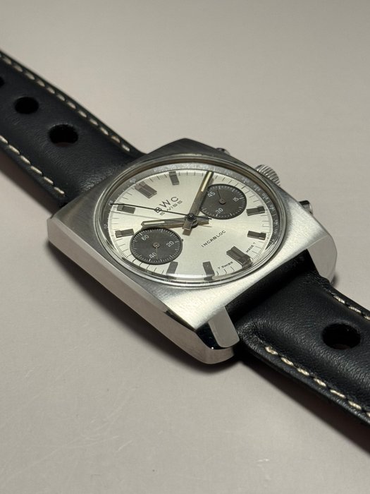 BWC-Swiss - *L.248 Panda Dial Chronograph* - Ingen mindstepris - 903009 - Mænd - 1960-1969