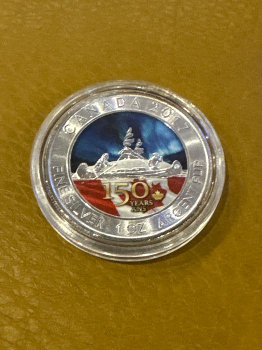 Canada. 5 Dollars 2017 '150 Jahre Voyageur', 1 Oz (.999)  (Ingen mindstepris)