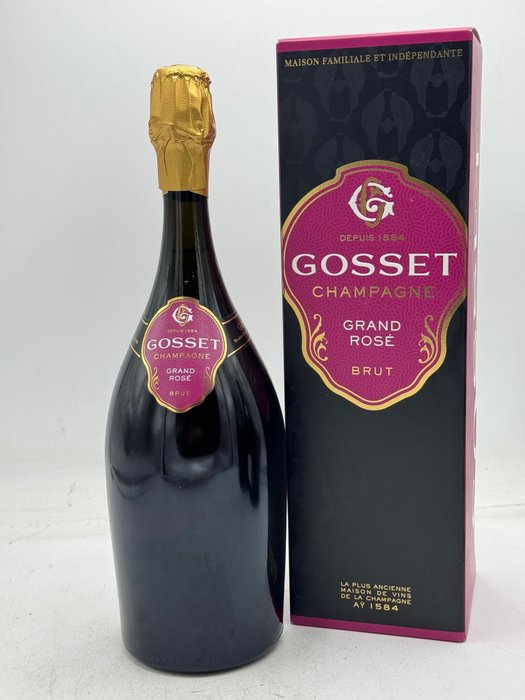 Gosset Champagne Grand Rosé - Champagne Brut - 1 Magnum (15 L)