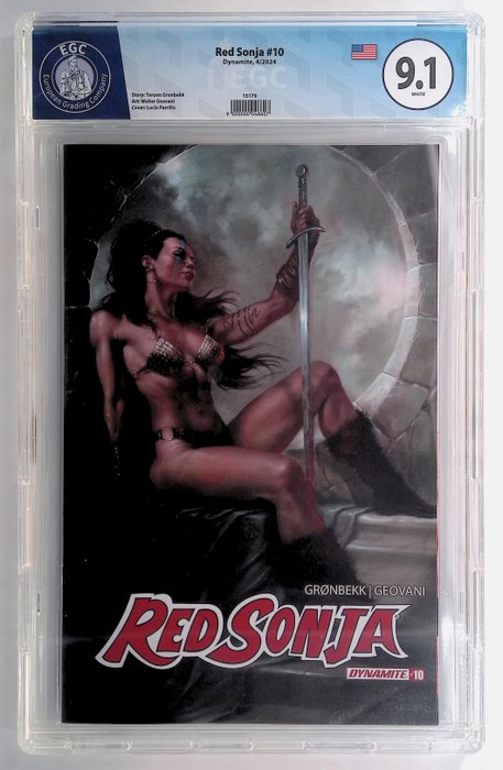 Red Sonja #10 - EGC graded 9.1 - 1 Graded comic