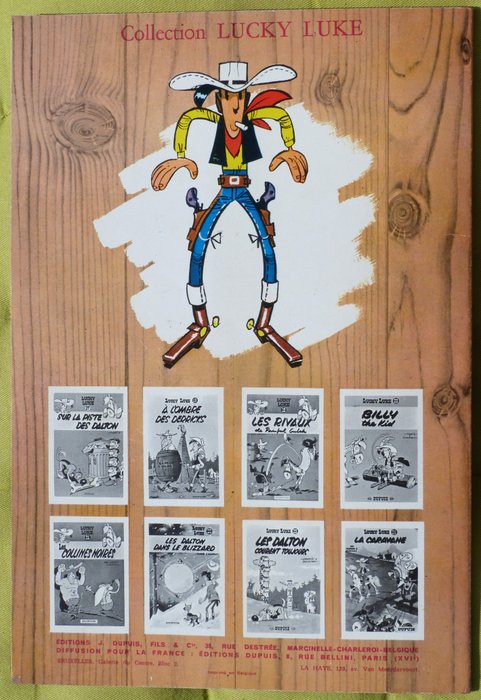 Lucky Luke T25 - La Ville fantôme - B - 1 Album - Første udgave - 1965