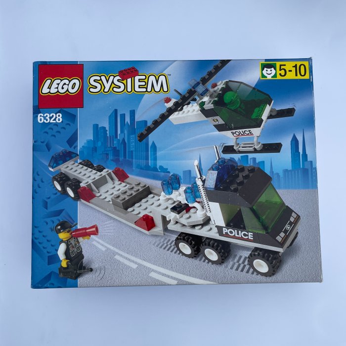 Lego - lego 6328 Helicopter Transport met doos uit 1998 !