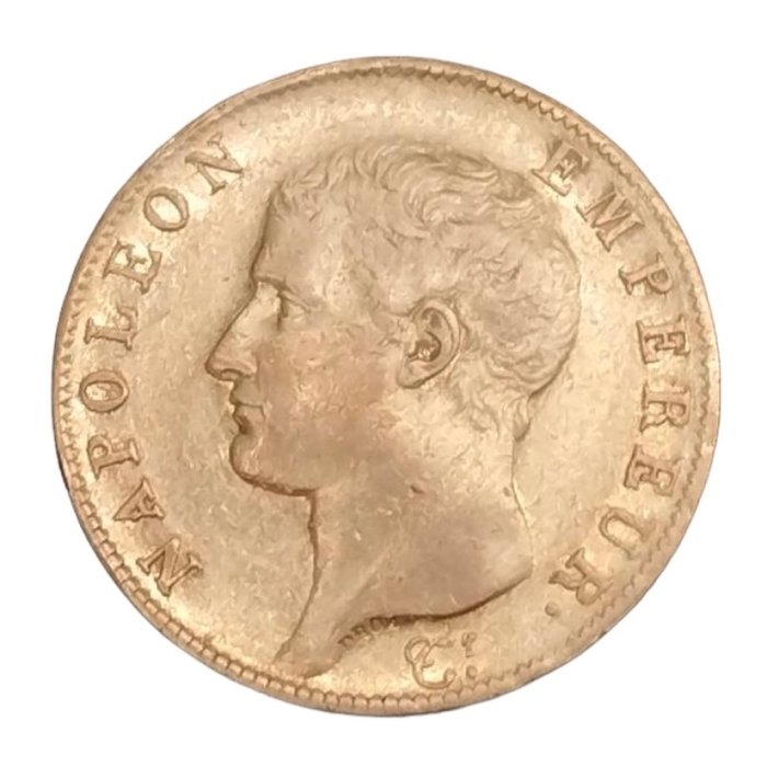 Frankrig. Napoléon Ier Empereur. 40 Francs AN 13