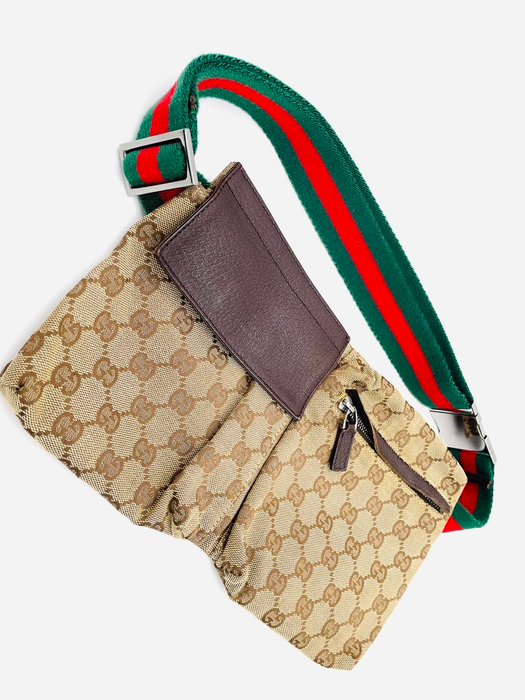 Gucci - GG Canvas Body Bag Waist Bag - Skuldertaske