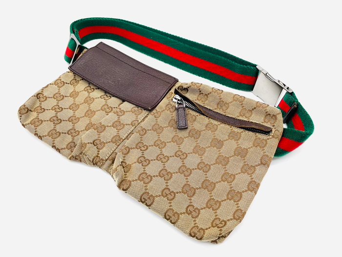 Gucci - GG Canvas Body Bag Waist Bag - Skuldertaske