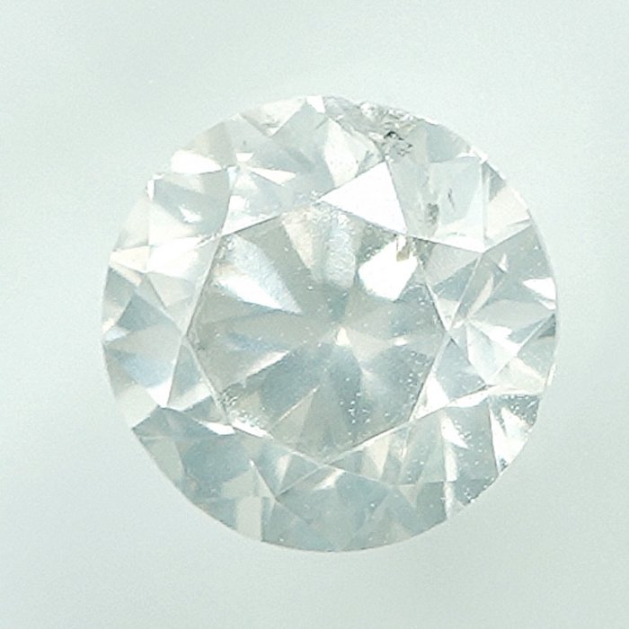 1 pcs Diamant  (Natur)  - 0.65 ct - I - I1 - Gem Report Antwerp (GRA)