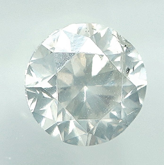 1 pcs Diamant  (Natur)  - 0.65 ct - I - I1 - Gem Report Antwerp (GRA)