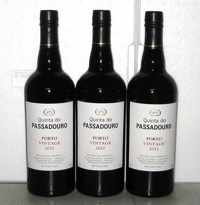 2022 Quinta do Passadouro - Douro Vintage Port - 3 Flasker (075 L)