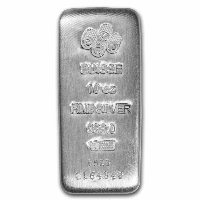 10 Troy Ounce - Sølv 999 - PAMP Cast