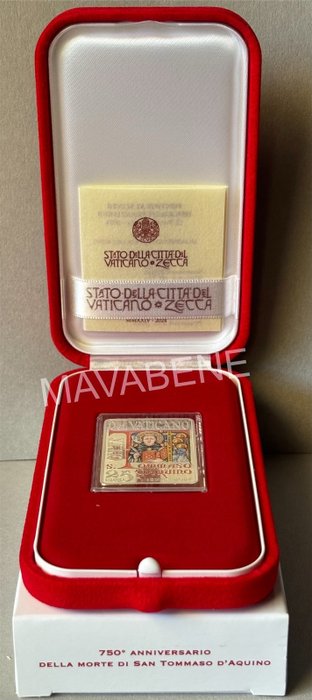 Vatikanstaten. 25 Euro 2024 "San Tommaso d'Aquino" Proof