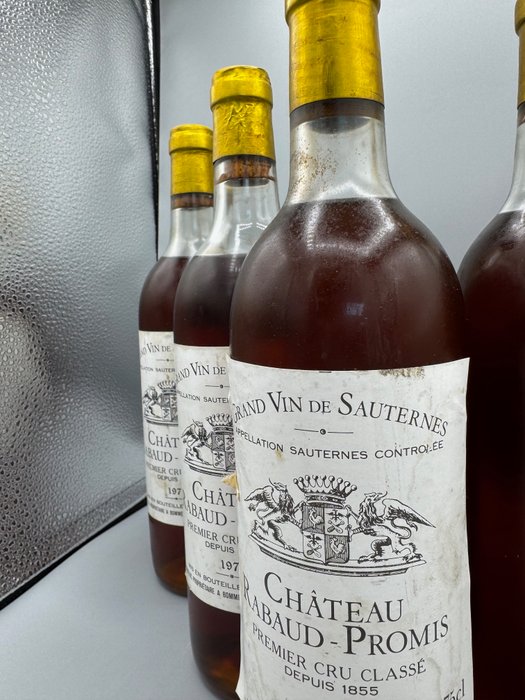 1971 Château Rabaud Promis - Sauternes 1er Grand Cru Classé - 6 Flasker (0,75 L)