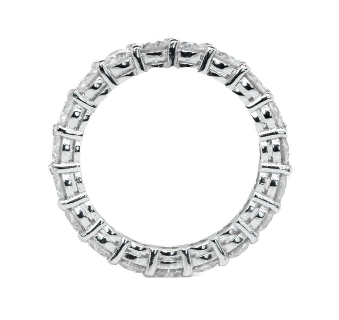 Ingen mindstepris - Alliancering - 18 kraat Hvidguld H-J / VS-I1 -  261ct tw Diamant (Natur)