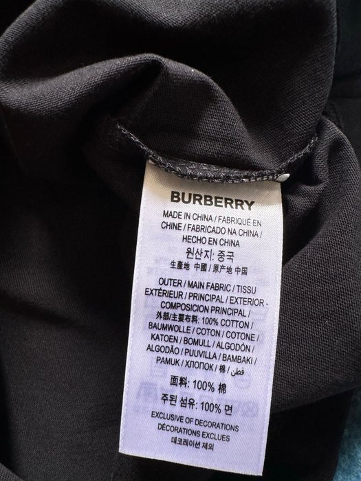 Burberry - T-shirt - Nyt med labels