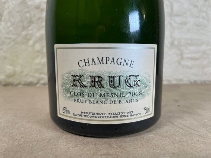 2008 Krug Clos du Mesnil - Champagne Blanc de Blancs - 1 Flaske (075L)