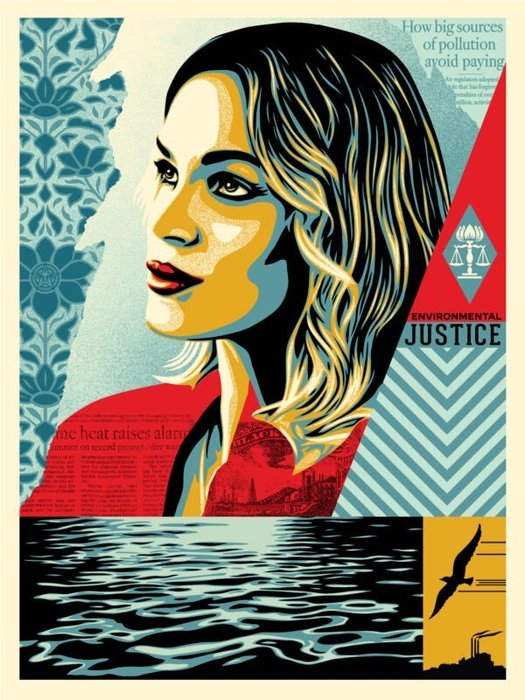 Shepard Fairey (OBEY) (1970) - Environmental Justice