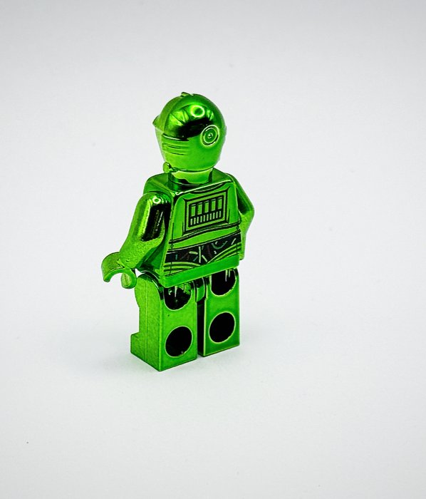 Lego - Star Wars - Chrome Green Plated  C-3PO Mini Figure Star Wars New!! - Danmark