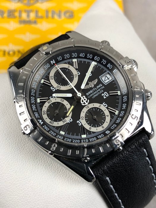 Breitling - Longitude GMT Chronograph Automatic - Ingen mindstepris - A20348 - Mænd - 2000-2010