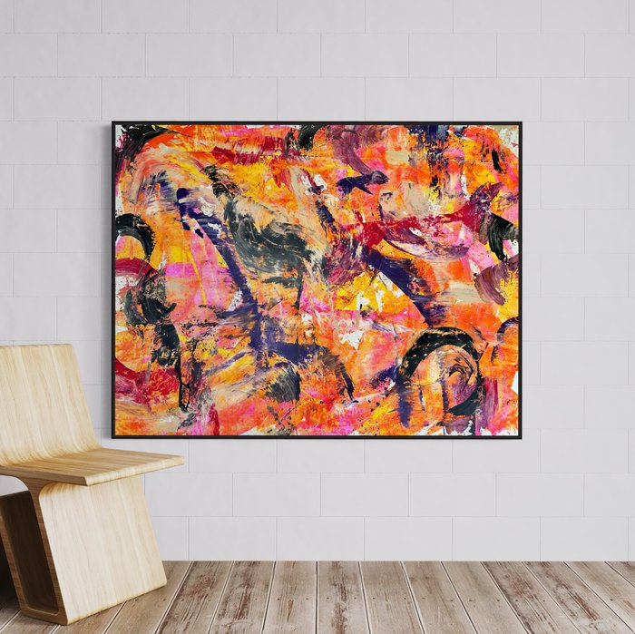 Timo Wedell (1994) - What a Beautiful Day Abstract - XXL · No Reserve