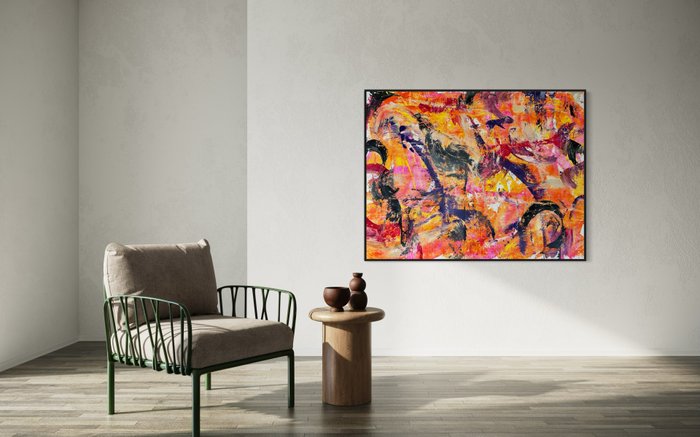 Timo Wedell (1994) - What a Beautiful Day Abstract - XXL · No Reserve