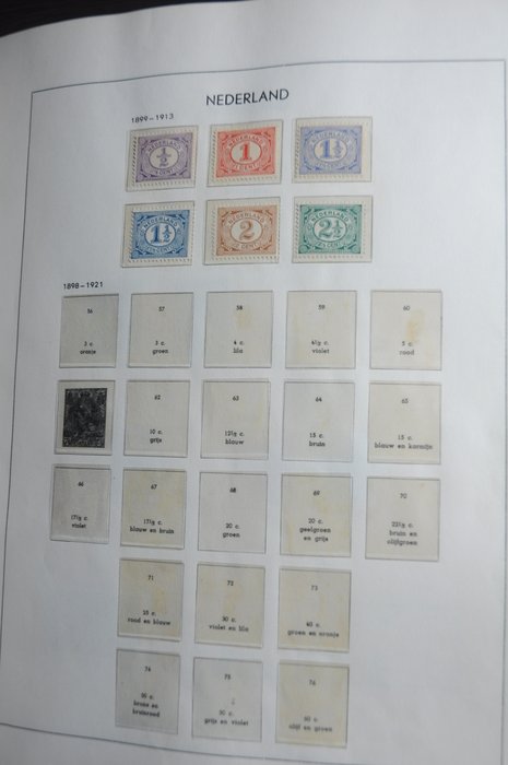 Holland  - Ubrugt/MNH samling i et DAVO album