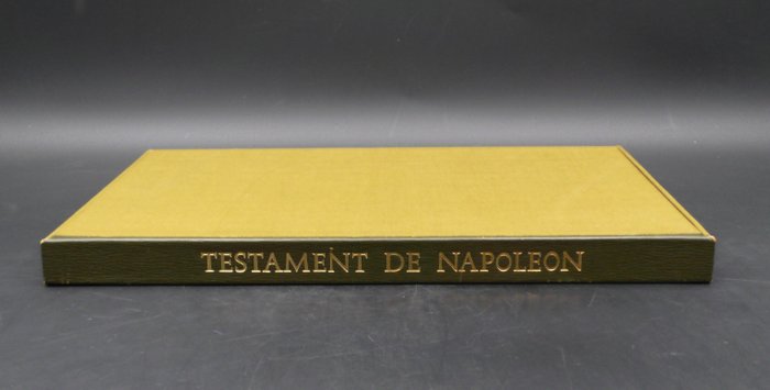 Frankrig - Dokument - Napoleon Testament Facsimile Nadruk met Handschrift Bonaparte in Luxe Bewaardoos - 1969