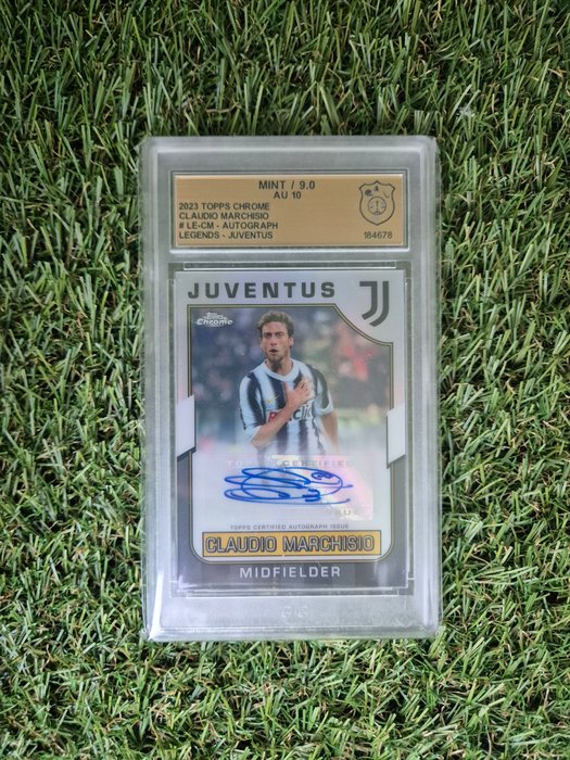 2023 Topps Chrome Juventus Claudio Marchisio #LE-CM Legends Autographs GSG 9 - Auto 10 Graded card