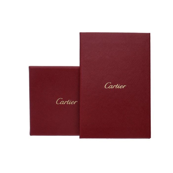 Cartier - Øreringe - Cartier D'amour Earrings Small  B8301213/D - 18 kraat Hvidguld -  008ct tw Diamant (Natur)