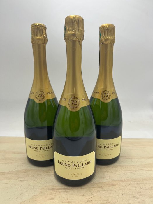 Bruno Paillard Cuvée 72 - Champagne Extra Brut - 3 Flasker (075 L)