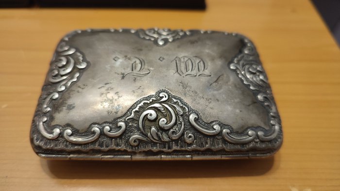 H.Matthews - Cigaretæske - Antique Precious Cigaret Case - Smykkeskrin - Ringholder i dateret 925 Sterling Sølv - .925 sølv - Birmingham