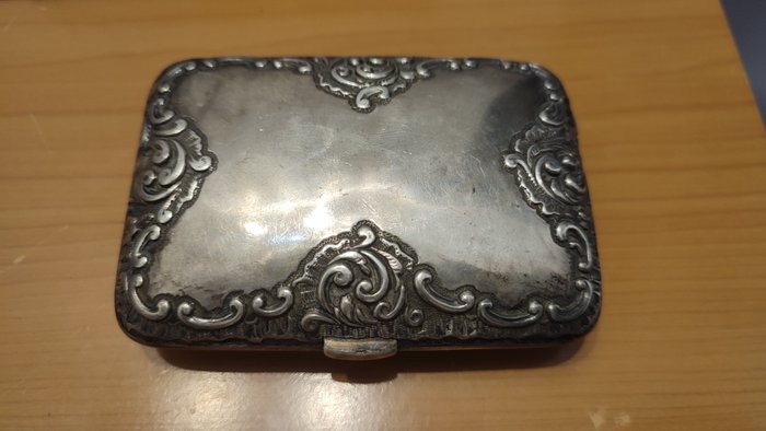 H.Matthews - Cigaretæske - Antique Precious Cigaret Case - Smykkeskrin - Ringholder i dateret 925 Sterling Sølv - .925 sølv - Birmingham