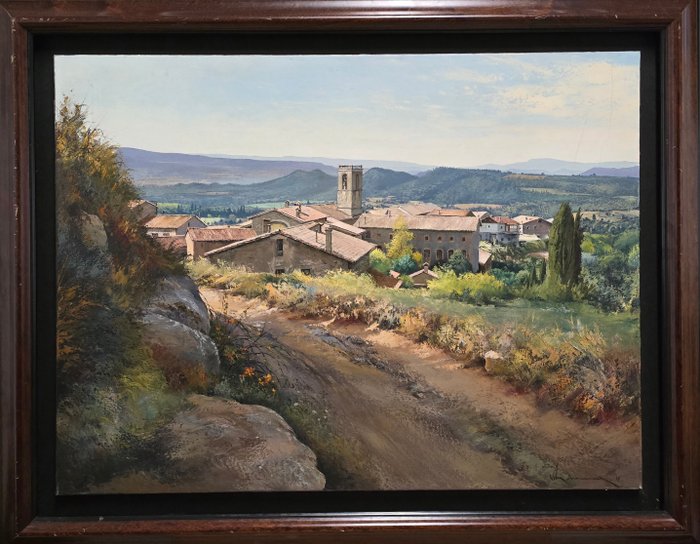 Joan Vila Arimany (1944) - Pueblo entre montañas