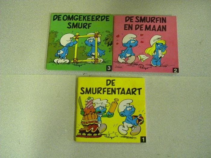 De Smurfen - Luxe editie "En de paarse bonen" + enkele buiten reeks edities - 5 Album - Første udgave - 1982/2017